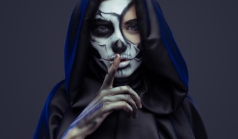 Female death asking to keep silence